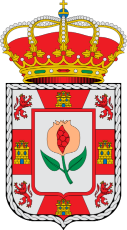 The Granada Coat of Arms. Wikimedia Commons: Erlenmeyer