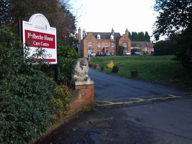  Holbeche House near Dudley was home of Robert Catesby leader of the Gunpowder plot. It is now a nursing home. Author: Gordon Griffith. geog.org.uk. Creative Commons
