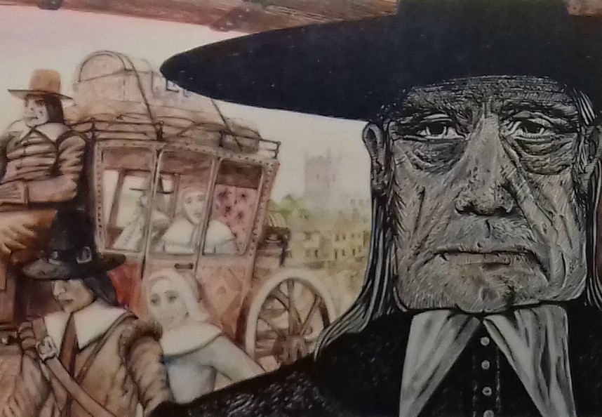 Wealthier people fled from Eyam